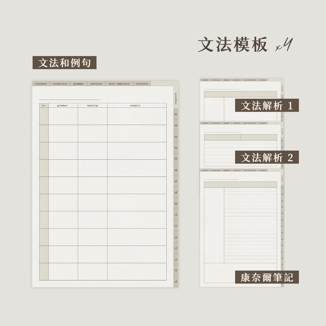 韓文學習 LingoBook | 電子筆記本