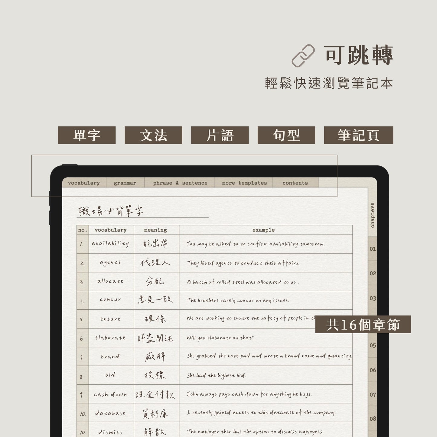 英文學習 LingoBook | 電子筆記本