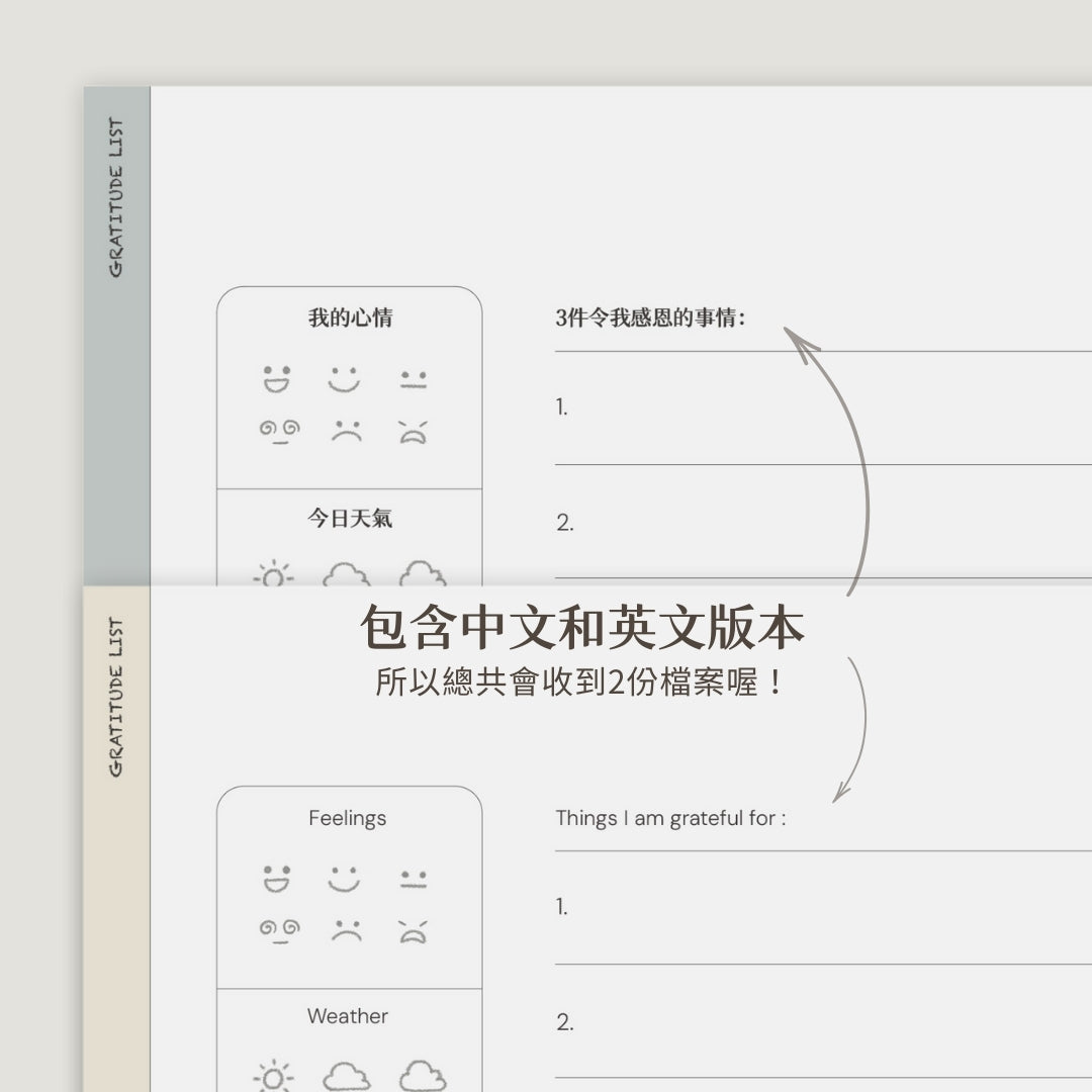感恩日記本365天 | 電子手帳